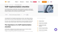 You can't afford to ignore this VoIP implementation checklist. Here is what you need for a successful and easy-to-follow process.