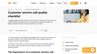You will never be able to satisfy all of your customers, but with this customer service call quality checklist you can provide outstanding support for those who need it most.