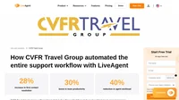 LiveAgent helps to improve customer service in various kinds of businesses. Check out our success story with CVFR Travel Group.