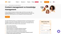 Learn the key differences between content management and knowledge management, and how to implement them in your marketing strategy.