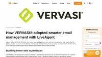 Discover how VERVASI® uses LiveAgent ticketing system to boost team efficiency, and manage growing business needs.
