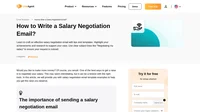 Have a game plan and negotiate your salary like a pro. Just use one of the salary negotiation email templates and you'll be on your way in no time.