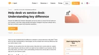 Do you know the difference between the help desk vs service desk? Find out the definition of each and learn why they are not the same.