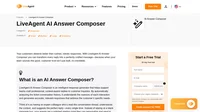 Explore the Answer Composer feature in LiveAgent and learn how it delivers fast, accurate, AI-generated responses for your support team.