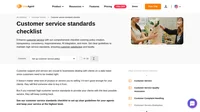 You don't have to look any further – here is the customer service standards checklist that will help you cover all the necessities for 2025.