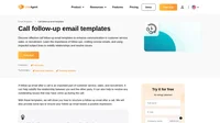 Every sales representative should know how to leverage the power of follow-up email templates after a call. Ready to give them a try?