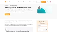 Need a meeting follow-up email template? Here are 14 that are ready to use right away.
