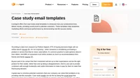 Showcase how your products can help your potential customers achieve their goals and eliminate bottlenecks with our case study email templates.
