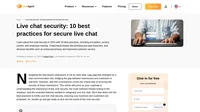 Discover the importance of live chat security, common threats, and best practices to safeguard your business and customers in real-time communication.