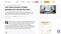 Discover the importance of live chat security, common threats, and best practices to safeguard your business and customers in real-time communication.
