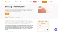 Increase your email open rates with our break-up email templates. Grab your prospect's attention and sell your product with confidence.