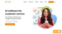 Transform support with AI tools for customer service. Try LiveAgent AI Answer Assistant—your AI customer service representative.
