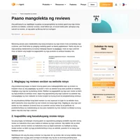 Ang pangongolekta ng reviews ay may mahalagang parte sa tagumpay ng bawat kompanya. Alamin kung paano mangolekta at mapakinabangan ang mga ito.