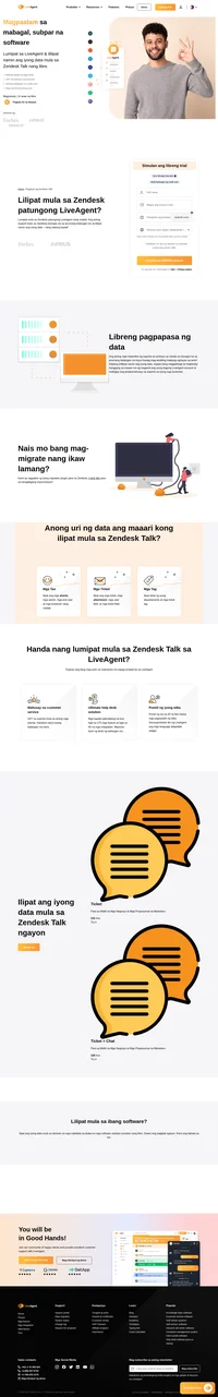 Ang LiveAgent ang pinaka sinusuri at #1 rated na help desk software para sa SMB nuong 2019 at 2020. Sumali sa mga kumpanya tulad ng Huawei, BMW, Yamaha, O2, at Oxford University sa pagbibigay ng pandaigdigang suporta para sa iyong mga kustomer. Ang LiveAgent ay libre magpakailanman o pumili ng isa sa aming tatlong bayad na mga plano.