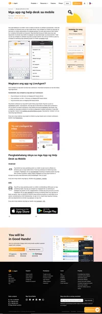 Patuloy na subaybayan kung ano ang nangyayari kapag malayo ka sa iyong laptop. Ang LiveAgent ay mayroong app ng help desk sa mobile para sa parehong iOS at Android.