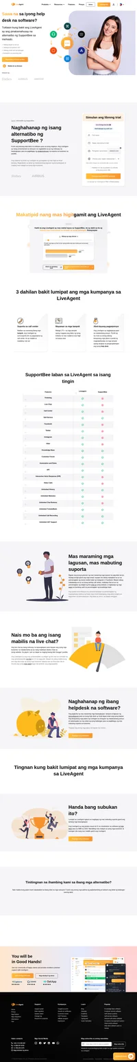 Ang sistema ng ticket ng LiveAgent ay gumagawa ng mas higit sa email lamang. Magtrabaho sa lahat ng makabuluhang lagusan ng komunikasyon. Ang LiveAgent ay ang may pinakamabilis na widget ng live chat sa merkado na may ipinakitang bilis ng chat sa 2.5 na segundo. Ang LiveAgent ay sinusuportahan din ang pagsasama ng call center.