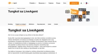 Alamin kung paano ang LiveAgent, ang orihinal na help desk software mula 2004, ay nagbigay ng makabagong solusyon sa customer support na may live chat at ticketing. Sumali sa 150 milyong gumagamit at 40,000 negosyo sa buong mundo. Tuklasin ang aming misyon na gawing abot-kaya at kapaki-pakinabang ang customer service. Mag-sign up para sa aming 14-day free trial at magbigay ng mahusay na serbisyo sa kustomer!