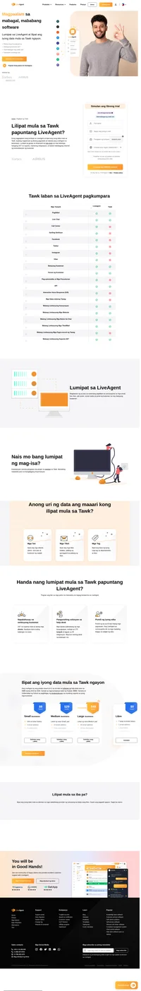Ang LiveAgent ay ang #1 na na-rate na software sa help desk para sa SMB noong 2019 at 2020. Sumali sa mga kumpanya tulad ng Huawei, BMW, Yamaha, upang makapagbigay ng pinakamahusay sa mundong suportang kustomer.
