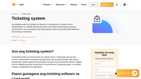 Asikasuhin ang lahat ng customer inquires mula sa isang interface na lang! Diskubrehin ang ticketing system ng LiveAgent at lahat ng features nito.