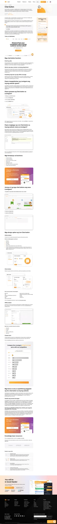 Ang Live Chat ang pinakamahusay na paraan para makapagbigay ng quality customer service. Pumili ng design at i-embed ang chat sa website ninyo ngayon din gamit ang LiveAgent.
