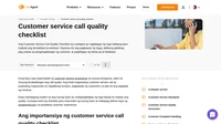 Hindi ninyo mapapasaya ang lahat ng inyong customers. Pero sa customer service call quality checklist na ito, kayo ay makapagbibigay ng bukod-tanging suporta sa mga pinaka-nangangailangan nito.