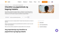 Narito ang ultimate checklist sa pagsisimula ng bagong trabaho. Simulan nang bongga ang bago mong trabaho mula sa umpisa pa lang.