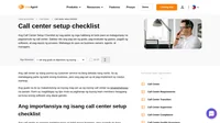 Hindi madali magpatakbo ng isang call center. Pero ito ay posible. Narito ang aming call center setup checklist na makagagabay sa inyo sa bawat hakbang ng prosesong ito.