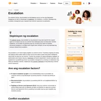 Alamin ang tungkol sa escalation. Intindihin ang malalimang mga paliwanag mula sa professionals.