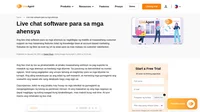 Bihagin ang mga kliyente ng iyong ahensya at magbigay ng instant na tulong sa mga bumibisita sa website gamit ang pinakamabilis na live chat software sa merkado.