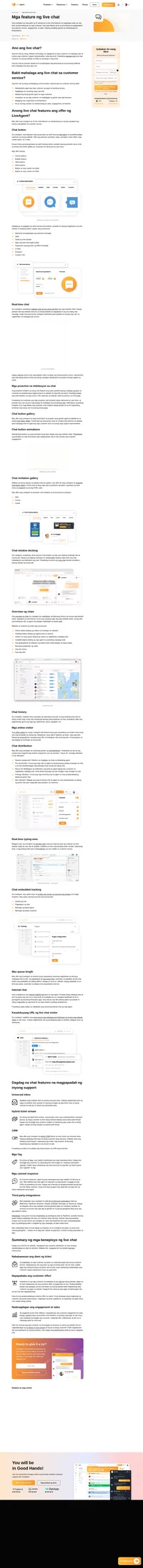 May offer ang LiveAgent na 15 advanced live chat features na tutulungan kayong makipag-ugnayan sa mga customer at makapagbigay ng mas mahusay na customer service.