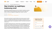 Gamitin ang aming mga template ng nagbibigay-kaalamang email para sa mga email na digest, mga pag-aanunsyo sa buong kumpanya, reassurance na email at marami pa.