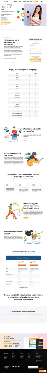 Ang LiveAgent ay isang mahusay na alternatibo sa HappyFox. Ang LiveAgent ay may mahusay na pagpepresyo at maraming mga feature sa help-desk at mga integration. Subukan ito sa iyong sarili.