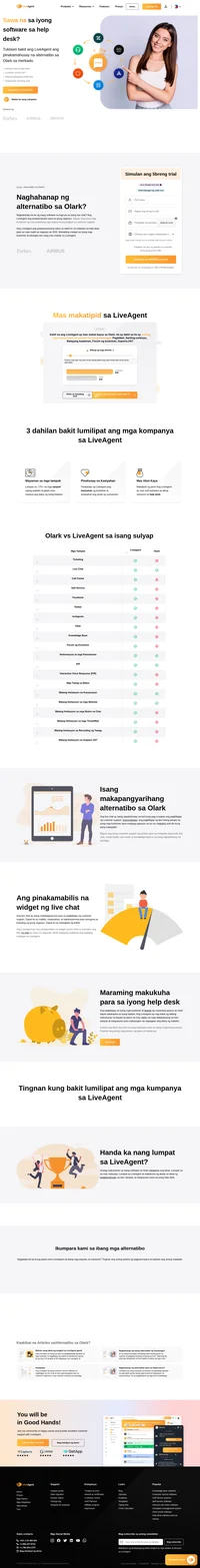 Naghahanap ng alternatibo sa Olark? Tingnan ang kakayahan, mga tool, tampok at suportang omnichannel para sa isang murang presyo.