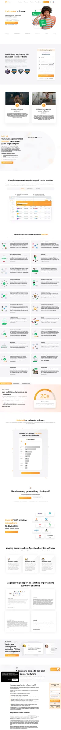 Pinalalakas ng LiveAgent omnichannel call center software ang kakayanan ng agents na magbigay ng personalized service sa customers ninyo. Subukan ang bagong customer support experience ngayon din.