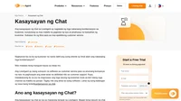 Ang kasaysayan ng chat ay magagamit agad kasama ng iyong mga kasalukuyang chat. Tingnan ang mga nakaraang tanong ng kustomer o maghanap ng impormasyon.
