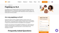 Ang ilang mga negosyo ay ginusto o obligadong magkaroon ng tiyak na Service Level Agreement sa lugar. Ang SLA ay nagtatakda ng tiyak na timeframe.