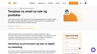 Gamiting ang aming mga template na email sa pagbenta ng produkto. Bagay ito sa promosyon sa bawat binebenta. I-save, ikustomisa, at ayos na ang lahat!