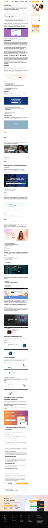 Uurige Spy Dialeri lisateavet. Mõistke klienditoe kontseptsioone, lugedes professionaalide lihtsaid selgitusi.