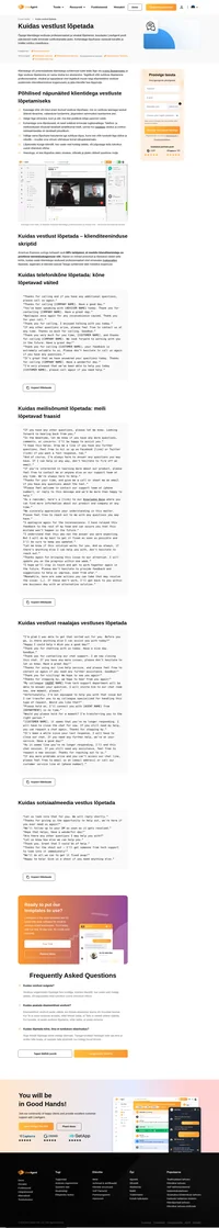 Siit saate teada, kuidas lõpetada vestlus professionaalselt, viisakalt ja stiilselt meie kõigi suhtluskanalite jaoks loodud mallide abil.