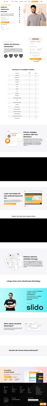 Lähete ära Genesys süsteemist? LiveAgent aitab teil minna üle meie ülimale kasutajatoe lahendusele, tasuta.