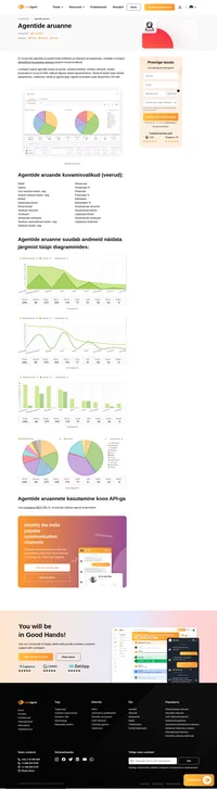 Saate agendi aruande tööaja, vastatud piletite, vestluste, kõnede, müügi, preemiate ja muu kohta. LiveAgent pakub Teile täiuslikku agentide aruannet. Loe sellest lähemalt.