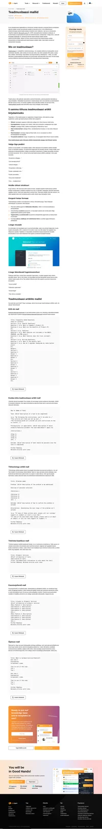 Kas ei tea, kuidas alustada oma teadmistebaasi loomist? Meie lihtne teadmistebaasi juhend ja mallid juhatavad Teid õiges suunas.