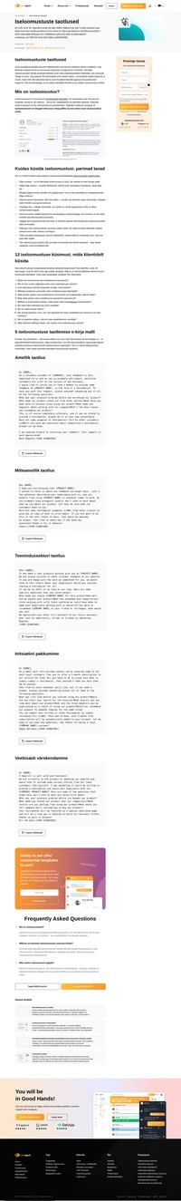 Klientide iseloomustused aitavad kaasa potentsiaalsetele klientidele Teiega äri tegemisel. Klientide iseloomustused on üks võimsamaid turundustööriistu.