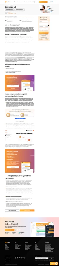 ConvergeHub on kliendisuhete haldamise tarkvara, mis aitab Teil saada teavet klientide kohta ja müüa rohkem.