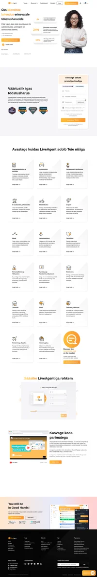 LiveAgent suudab täita mitme ärivaldkonna nõudeid. Vaadake, kuidas LiveAgent Teie vajadustele sobib ja täiendage oma kliendituge.