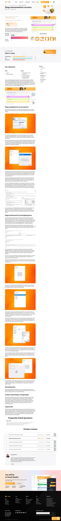 Siin artiklis räägime, kuidas toimis Ekiga tarkvaratelefon meie testide ajal, milline on tarkvara ja anname omapoolse hinde.