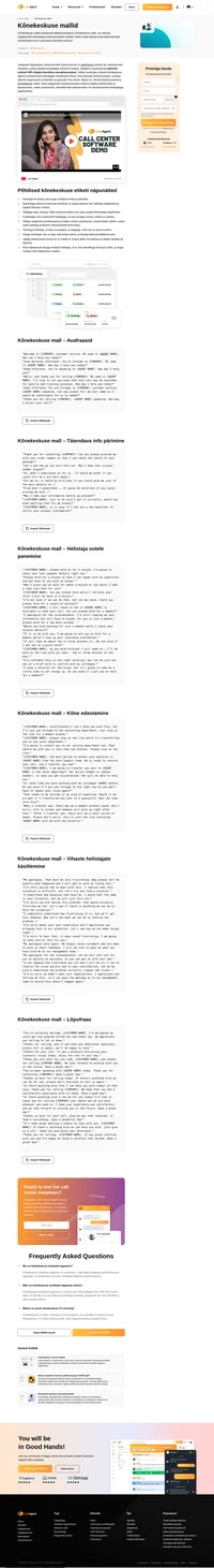 Telefonid moodustavad endiselt 68% kõigist tugiteenuse interaktsioonidest. Igapäevase kliendisuhtluse parandamiseks vaadake meie kõnekeskuse malle.