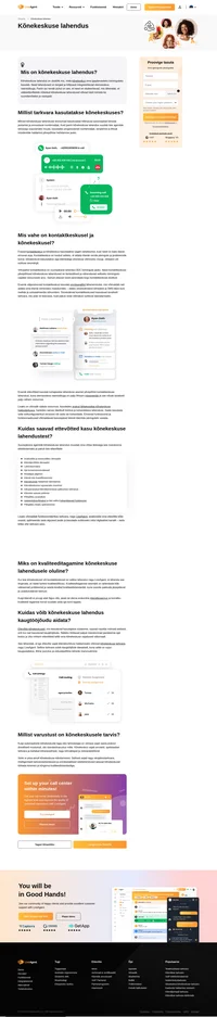 Uurige kõnekeskuse lahenduse lisateavet. Professionaalide lihtsate selgituste abil mõistate klienditoe kontseptsioone veelgi paremini,