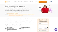 Kuidas võtta ühendust Etsy klienditeenindusega e-posti, reaalajas vestluse, telefoninumbri, sotsiaalmeedia toe ja iseteenindustoe kaudu.