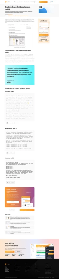 Siit saate teada, kuidas oma teadmusbaasi jaoks ideaalseid alustamise artiklite malle kirjutada. Võti? Lühike, kuid informatiivne.